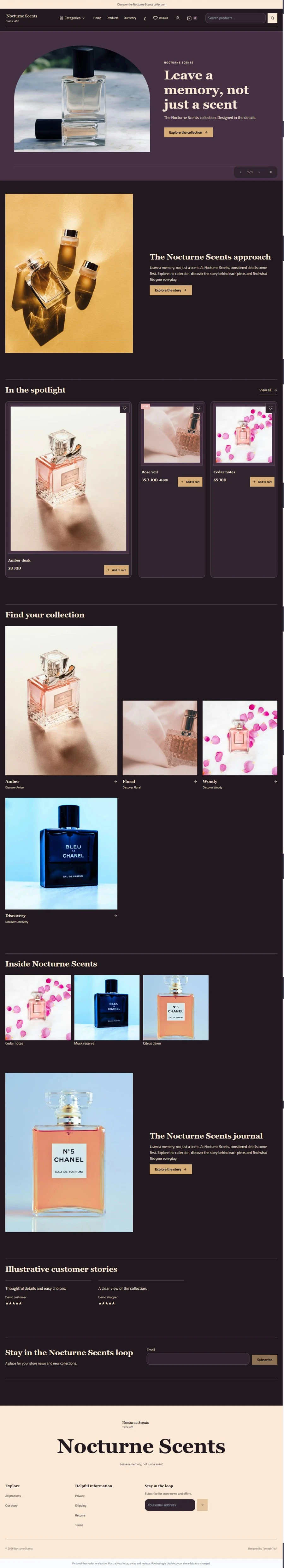 واجهة أثر العطر